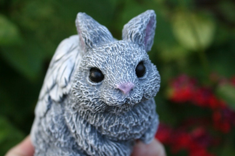 Angel Rabbit Bunny Angel Memorial Animal Garden Statues