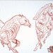 Two Red Horses shipped Free in USA