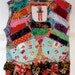Upcycled Wearable Folk Art TOP 50" bust