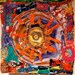 SUNNY & BRIGHT Lots of Fabrics Art Quilt Assemblage
