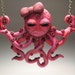 SALE Pretty-in-Pink Octopus Necklace