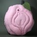 Vagina Peach, The soft and fuzzy pillow - mature