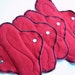 Red Dress - Set of 4 Leakproof Cloth Menstrual Pads