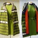 RESERVED for Kinora2 Vintage 60s Mila Schon MOD Coat Dress Set 2 Pcs, Italian Wool, Leather Trim, Size 12 - Mint Condition too