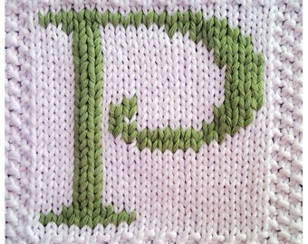 PDF Knitting pattern capital letter N afghan / by FionaKelly