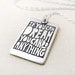 Graduation necklace - Affirmation - Inspirational quote - If you can dream