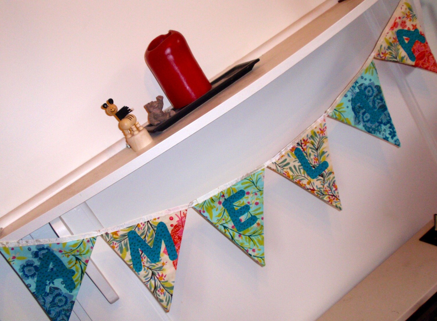 Bunting / Flags / Pennant Strings PERSONALISED by giggleberry