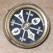 Vintage US Marble Arms Gladstone Small Compass Excellent Condition Black Dial Michigan