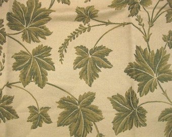 Fruit Berries Leaf Tapestry Upholstery Designer Fabric Sample