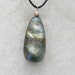 Iolite and Teal Ocean Swirl Kawabonga Pendant
