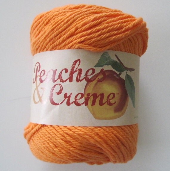 100% Cotton Yarn Peaches and Creme Bright by SandisStashShop