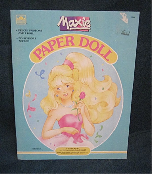 Vintage Barbie Paper Doll Book 1980s MAXI by Vintage4U on Etsy