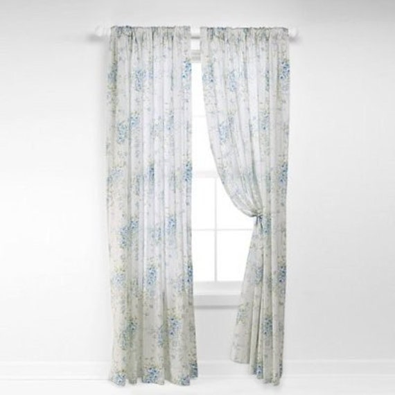 shabby chic blue rose curtains british rose shabby chic blue rose curtains british rose