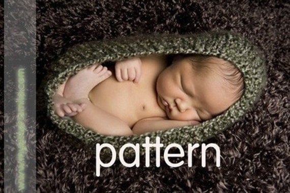 Baby Cocoon & Bowl Two Easy Knitting Patterns in One PDF
