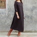 Answer is in the air LINEN DRESS (Q1102)