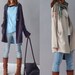 Moonlight above the city - silk linen jacket (Y1207)