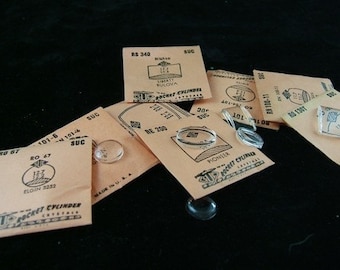 Vintage Plastic Watch Crystals in Original Paper Envelopes - Buy More, Save More - Buy 1, 5, 10, 25 or 100 - BULK