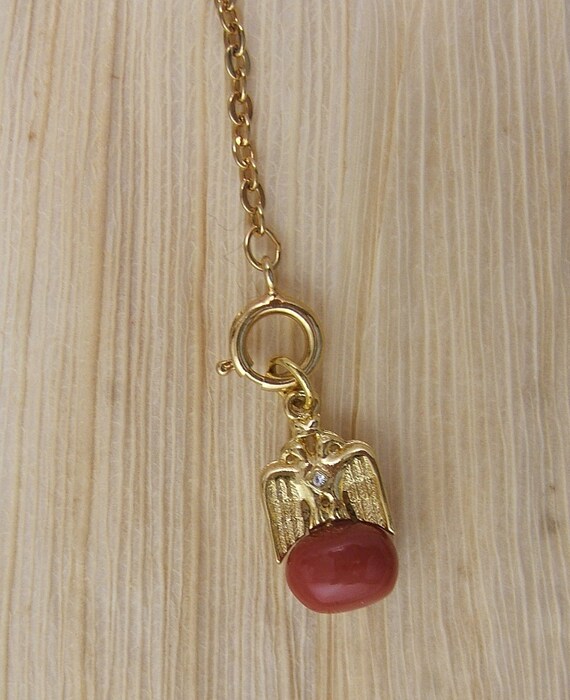 Retired Joan Rivers Queen of Romania Necklace Egg Charm