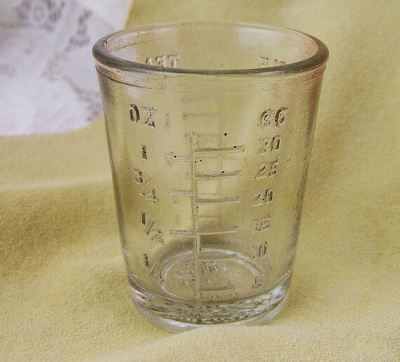 Vintage Measuring Glass Teaspoons Tablespoons CCs by SilverCrow