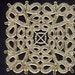 Package of 10 Highly Detailed Vintage Golden Square Dresden Motifs