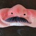 Vintage Shady Character's Mask with Black Mustache