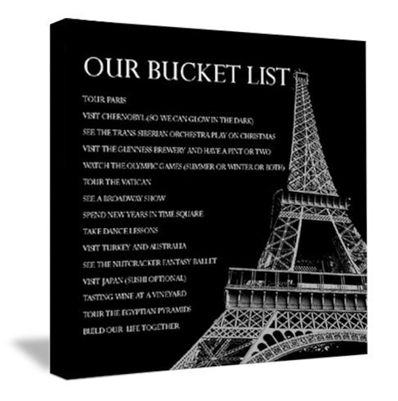 Items similar to Bucket List House Rules Quotes, Sayings ...