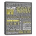 Reserved for Amber Typography "ELITE" Series Word Art Canvas art personalized Words and phrases wall art 20X30