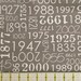 Reunion by Sweetwater - Daisy's Dates on CANVAS fabric in Graphite - 1 yard