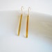 Gold Line Earrings in Gold Filled - Simple Everyday Gold Earrings