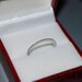 Diamond wedding band 14k White Gold
