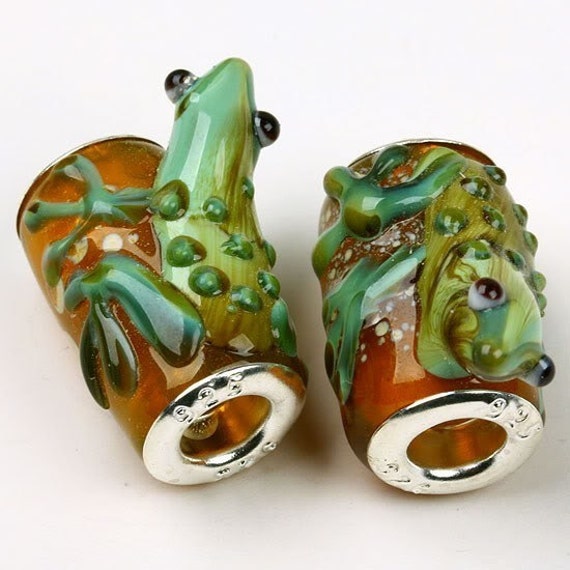 Pandora Frog Bead Sterling Style 11 Charm Bracelet Add a