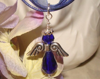 Angel Charm - ACS Relay for Life Donation - You choose Necklace, Key ...