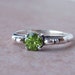 Genuine Peridot Sterling Silver Filigree Ring, Cavalier Creations