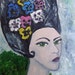 Pansy. Original oil painting by Vivienne Strauss.