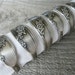 Silver Spoon Napkin Rings, Antique Patterns, Set of 6, Lot 3