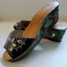 Vintage 1940's Carved Wooden Tiki Shoes Philippines RESERVED for J.Dye