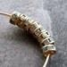 Beads-Swarovski Pacific Opal Crystal Rondelles-Gold Plated-4.5 mm-8