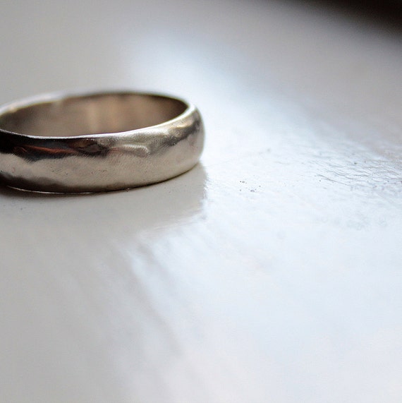 White Gold Wedding Band