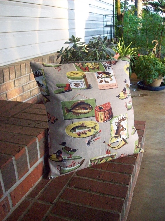 Farmhouse Decor Throw Pillow Accent Lake Cabin Decor by misshettie