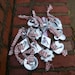 Vintage Cookie Cutters Primitive Country Christmas Tree Ornaments Gift Tie Ons Farmhouse Rustic Ornaments Set of 12