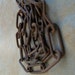 Rustic Industrial Decor Vintage Rustic Chain for Hanging Plants Primitive Farmhouse Tool Restoration Hardware French Country