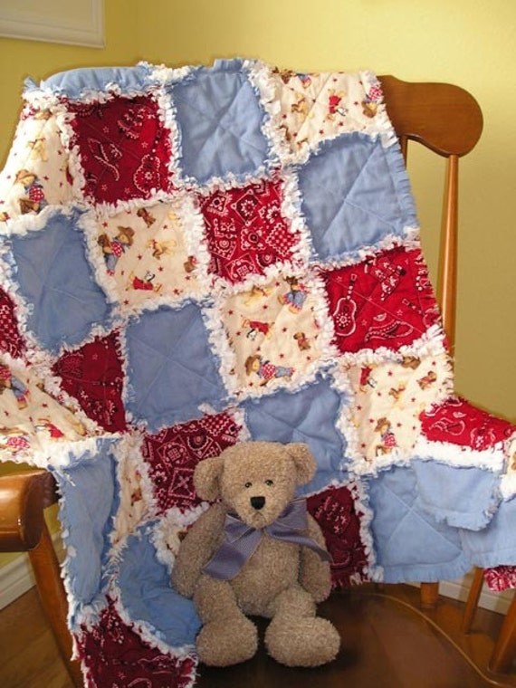 blue-jean-teddy-bear-cowboy-baby-rag-quilt-blanket-and-burp