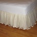 READY To Ship CRIB Size Tulle Bedskirt - CREAM