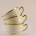 3 vintage 18 carat gold coffee cups - was 919 now 585