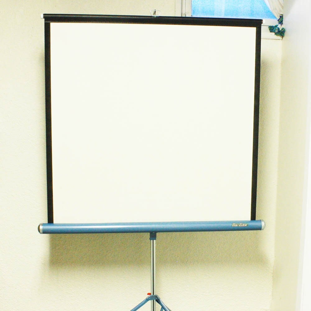 Vintage projector screen projection screen movie projector