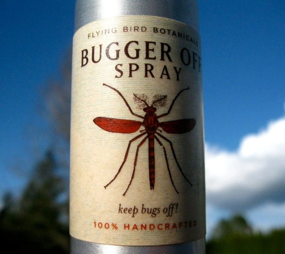 0209 bugger off...organic natural bug repellent spray. made