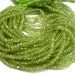 Buy Wholesale Lot - 10x14 -140 Inches Peridot Micro Faceted Rondelles Size 3.5 - 4mm Approx
