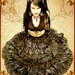 Ruffle Skirt, Black, Cabaret, Vaudeville, Steampunk, Vampire, Noir, Gothic, Witchy, Black Rock, Dance