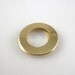Brass WASHERS 1" Round 25mm 22 Gauge Hand Stamping Supplies Blank Finished Engraving Circle Jewelry Making QTY 5