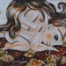 Absorb - Archival 8x10 signed motherhood print from an acrylic painting by Katie m. Berggren